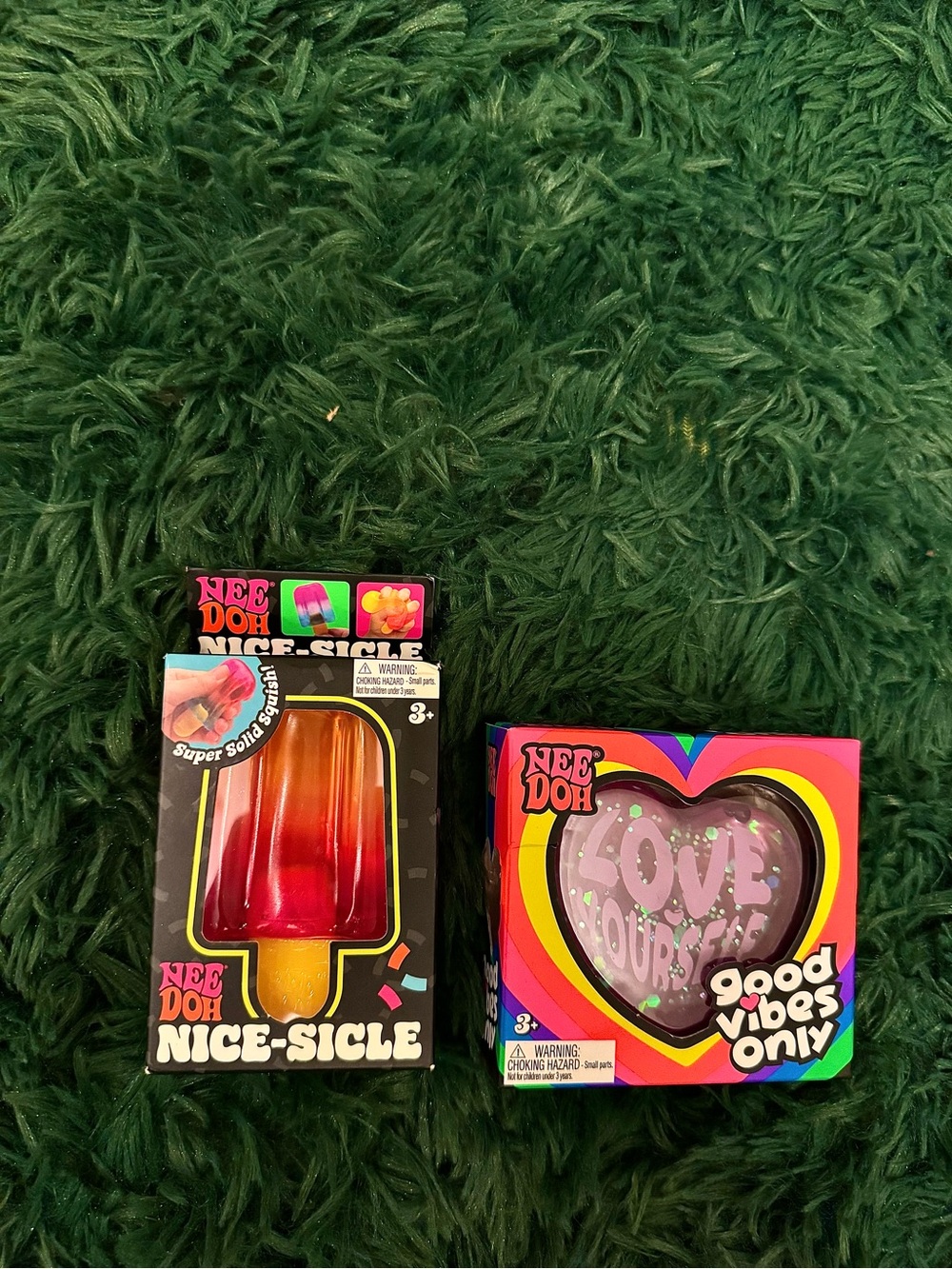 Needoh Nice Sicle & Valentines Good Vibes Only Heart Bundle | Viral Tiktok Toys
